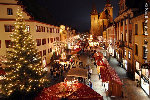 Ansbacher Altstadt-Weihnacht (Ansbach, Romantisches Franken)