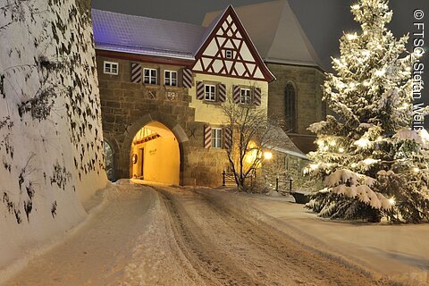 Bamberger Tor im Winter (Kronach, Frankenwald)