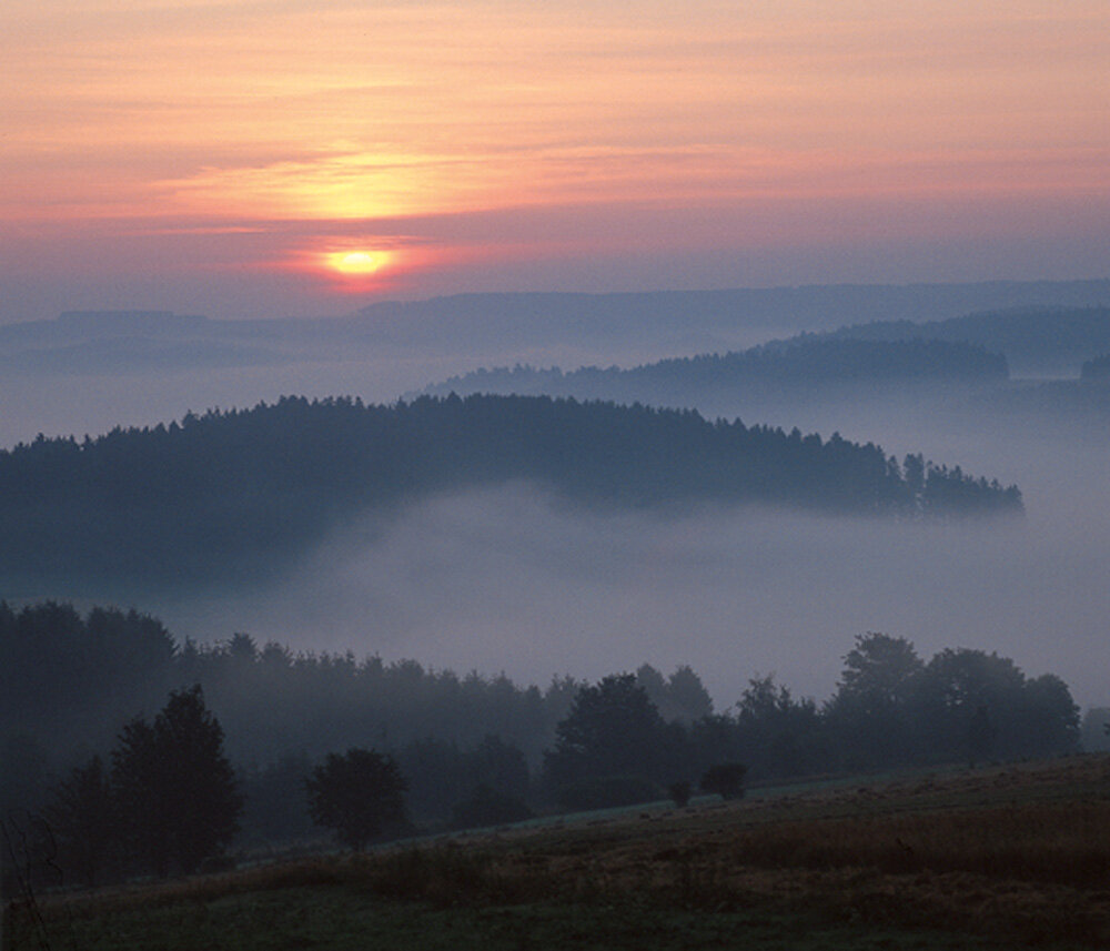 Abendstimmung im Frankenwald