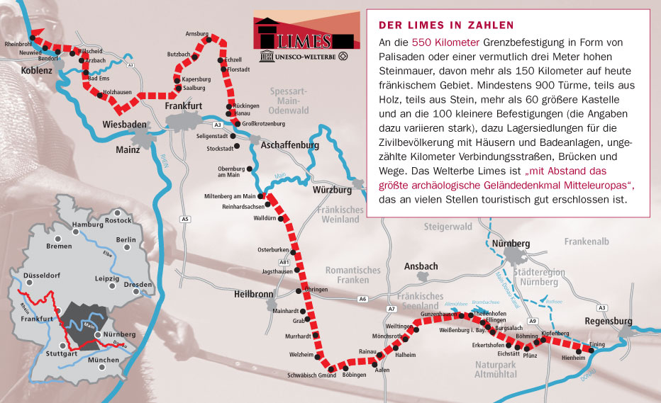 UNESCO-Welterbe Limes - Tourismusverband Franken