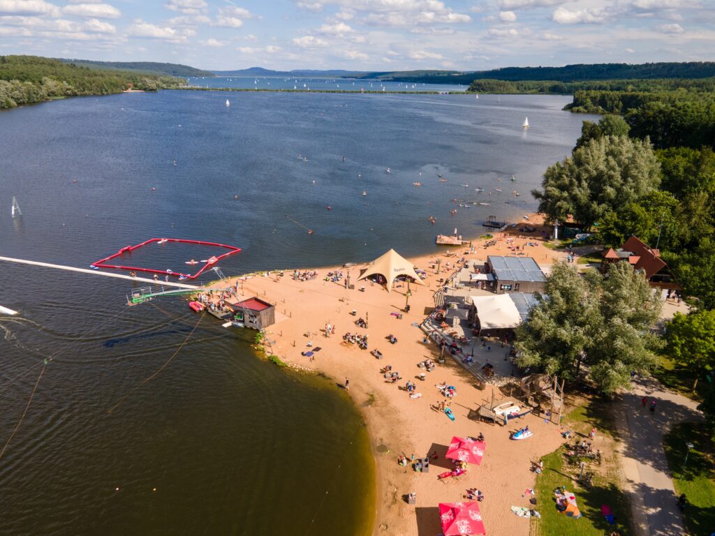 Drohnenbild Wakpark Brombachsee