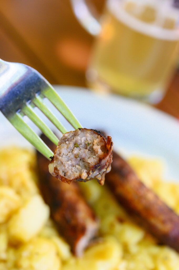 Ansbacher Bratwurst als regionale Spezialität
