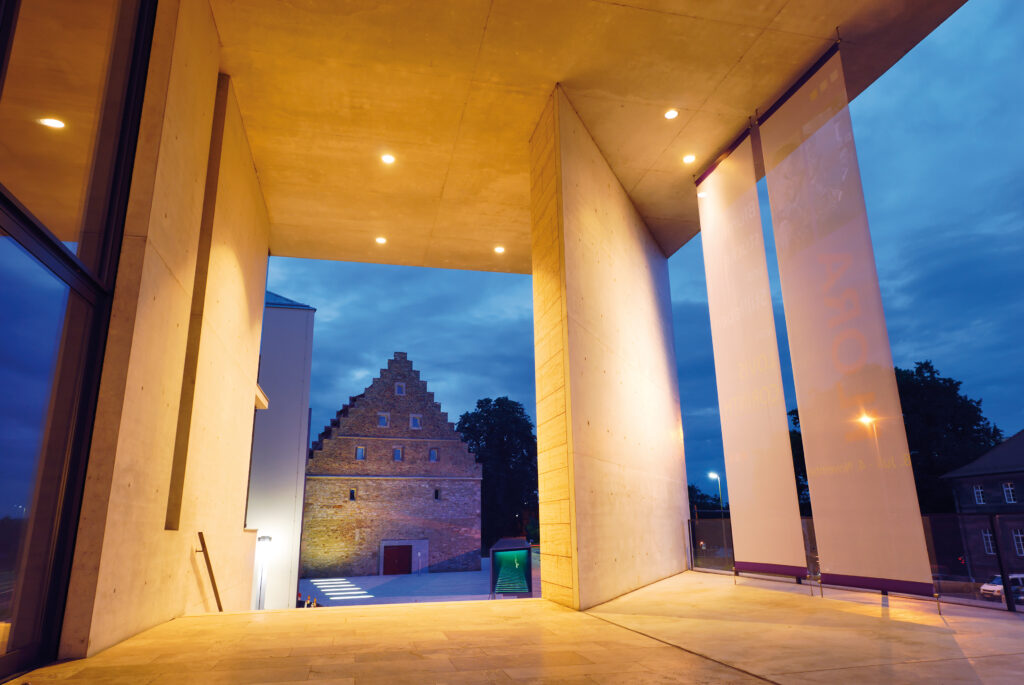 Museum Georg Schäfer in Schweinfurt mit Blick auf Ebracher Hof