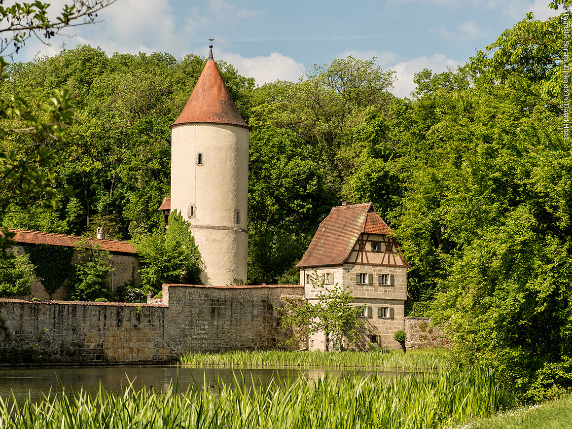 Parkwächterhäuschen am Faulturm (Dinkelsbühl, Romantisches Franken)