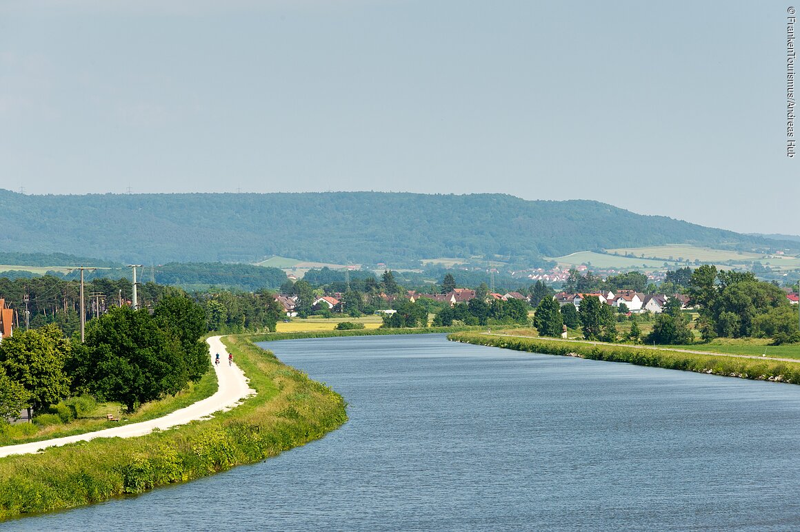 RegnitzRadweg, Main-Donau-Kanal mit Blick nach Süden