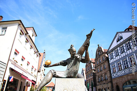 Grüner Markt mit Gauklerbrunnen (Fürth, Städteregion Nürnberg)