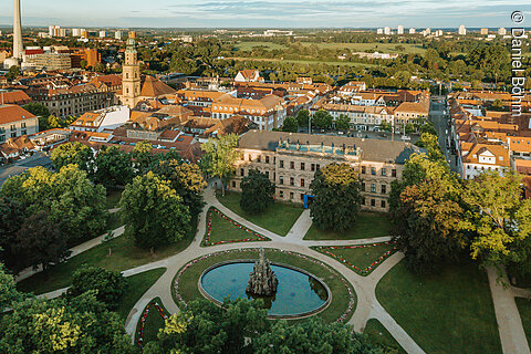 Orangerie mit Markgrafenschloss (Erlangen, Städteregion Nürnberg)