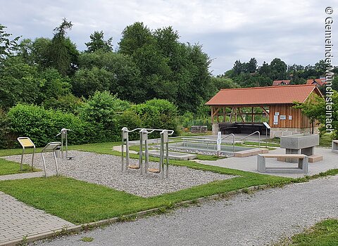 Kneipp-Anlage am "Platz der Generationen" (Münchsteinach, Steigerwald)