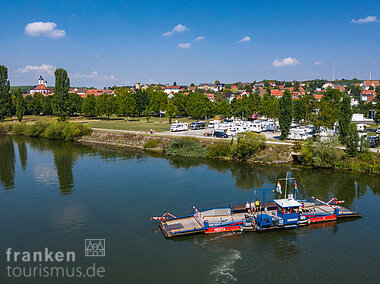 Die Mainfähre bei Dettelbach (Dettelbach/Fränkisches Weinland)