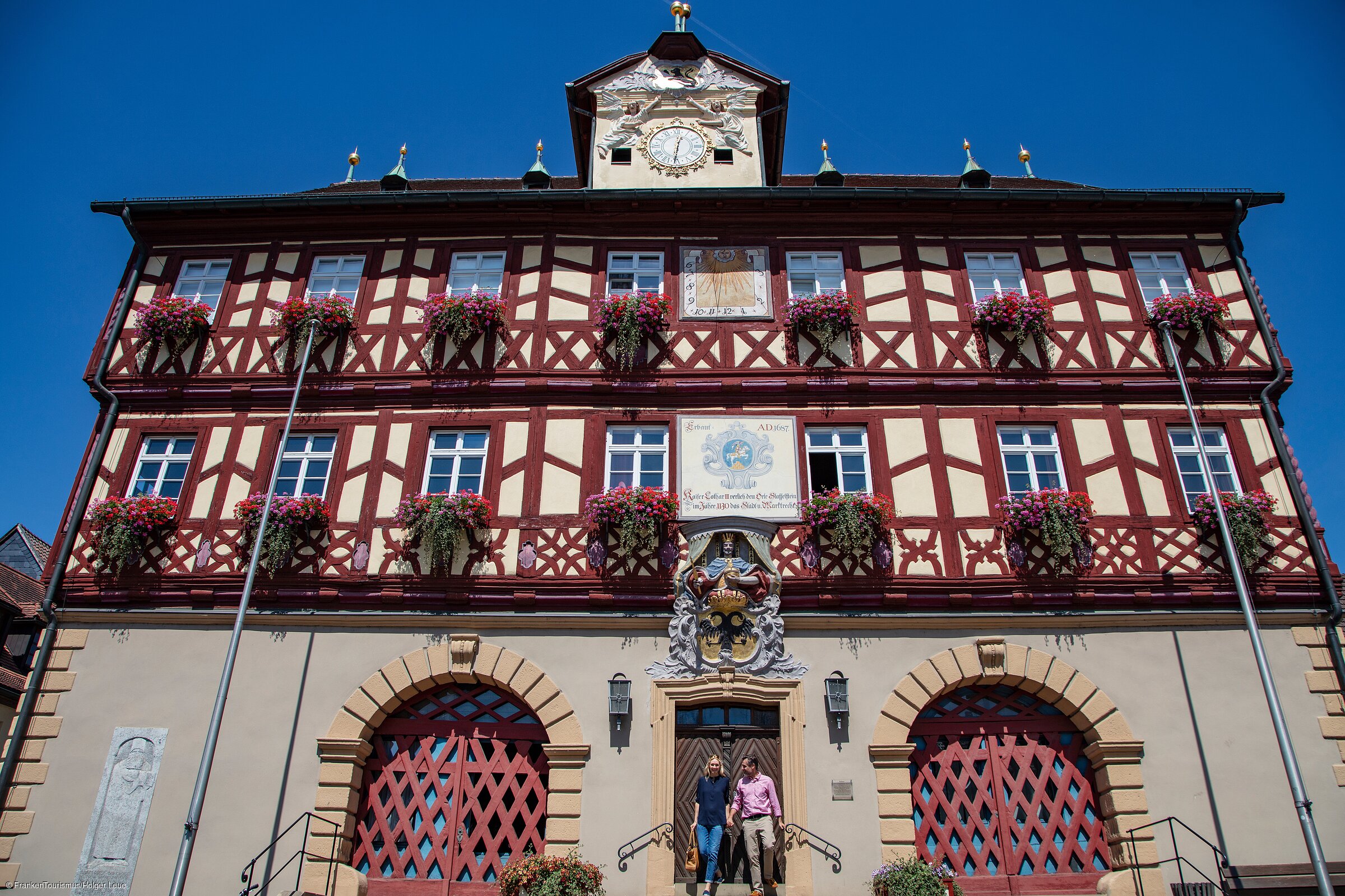 Stadtimpressionen mit Adam-Riese-Rathaus (Bad Staffelstein/Obermain Jura) Stadtimpressionen mit Adam-Riese-Rathaus (Bad Staffelstein/Obermain Jura)