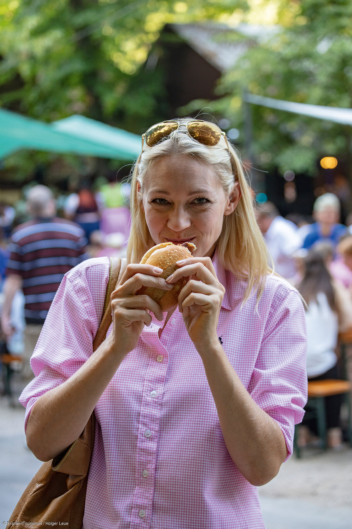 Auf dem Forchheimer Annafest (Forchheim, Fränkische Schweiz)