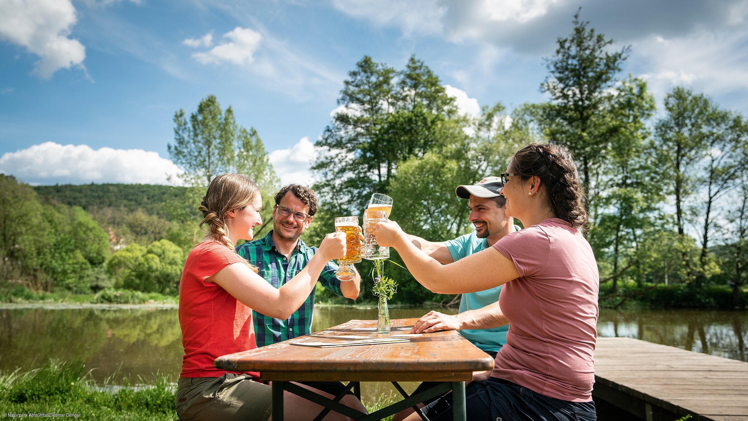 An der Altmühl in Zimmern (Pappenheim/Naturpark Altmühltal)