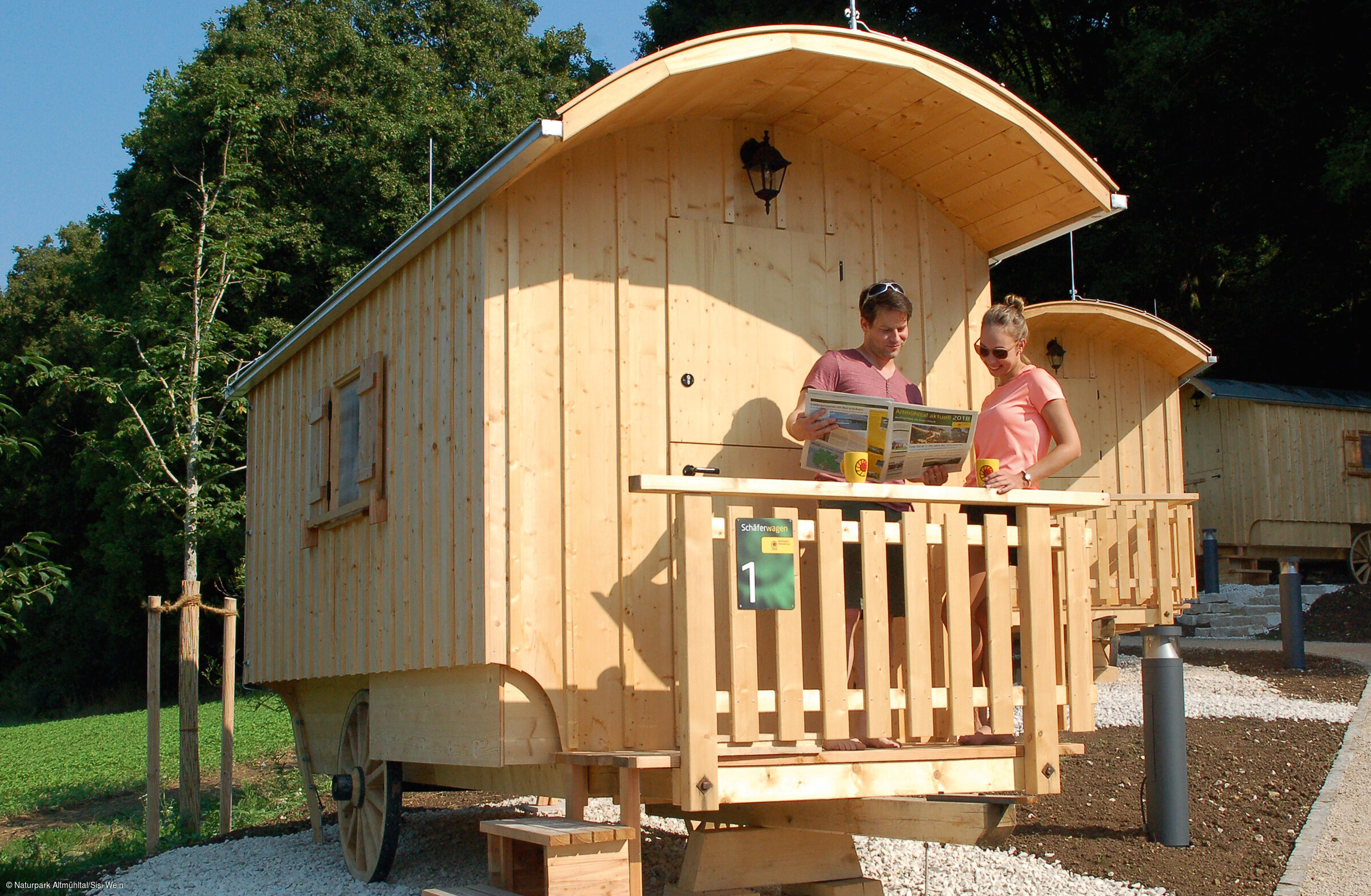 Camping Altmühltal, Schäferwagendorf Hammermuehle (Mörnsheim/Naturpark Altmühltal)