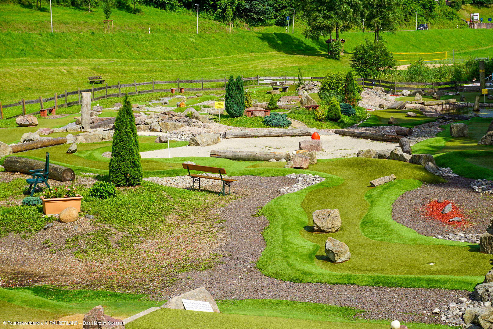 Adventure-Golf RÄUBERLAND (bei Heimbuchenthal, Spessart-Mainland)