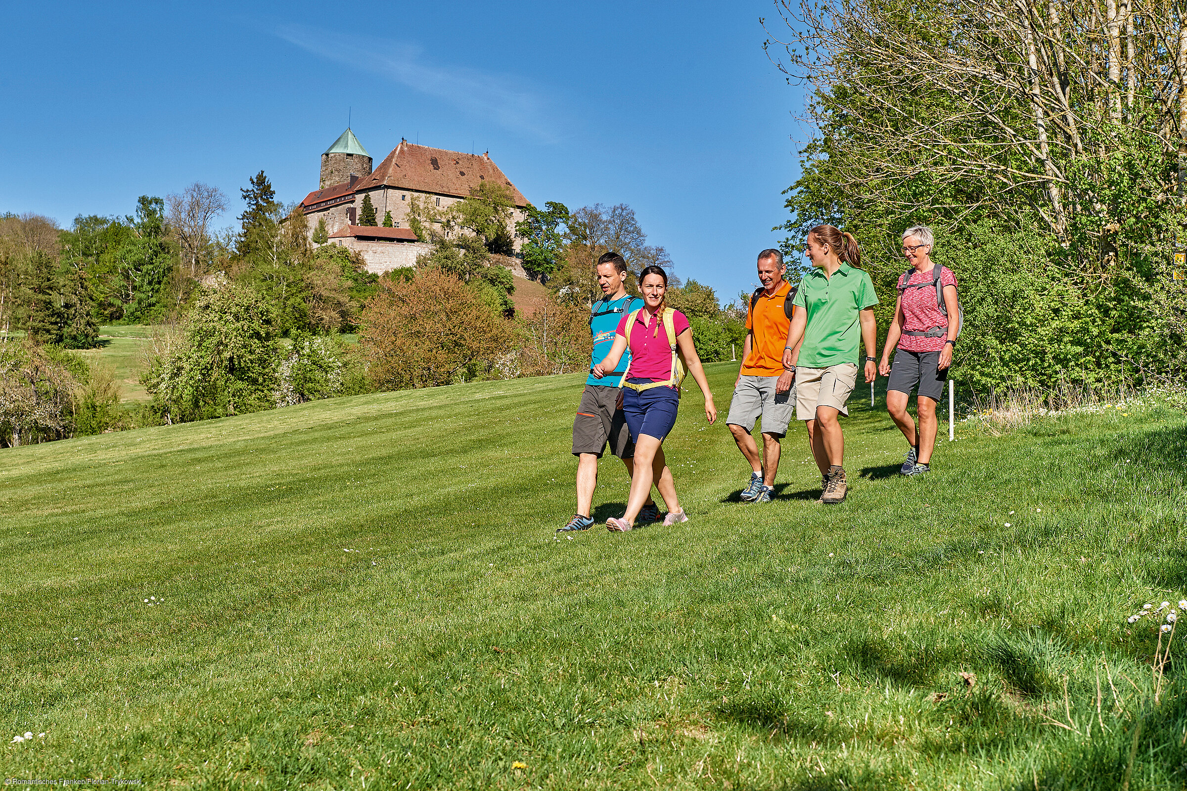 Wanderung vor der Burg Colmberg (Colmberg/Romantisches Franken) Wanderung vor der Burg Colmberg (Colmberg/Romantisches Franken)