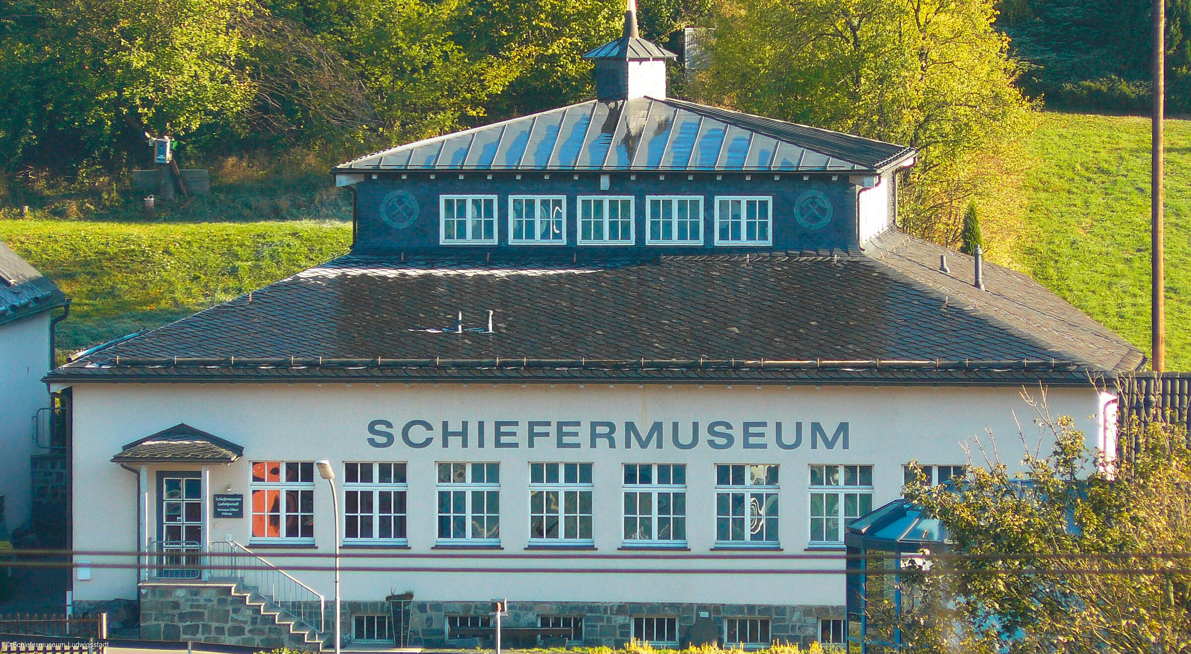 Frontansicht Schiefermuseum (Ludwigsstadt/Frankenwald)