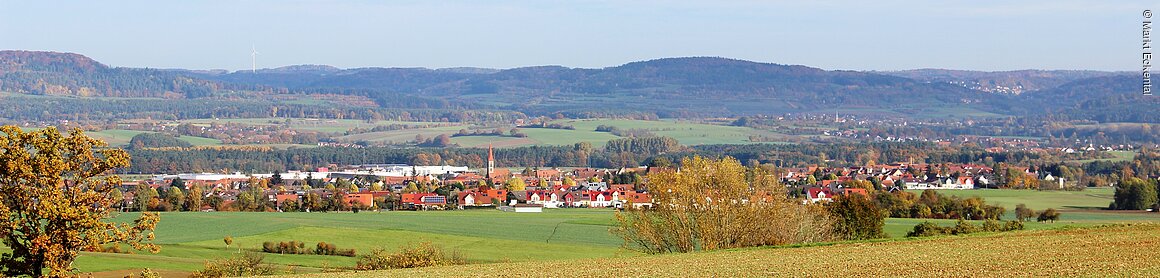 Blick auf den Markt (Eckental, Fränkische Schweiz)