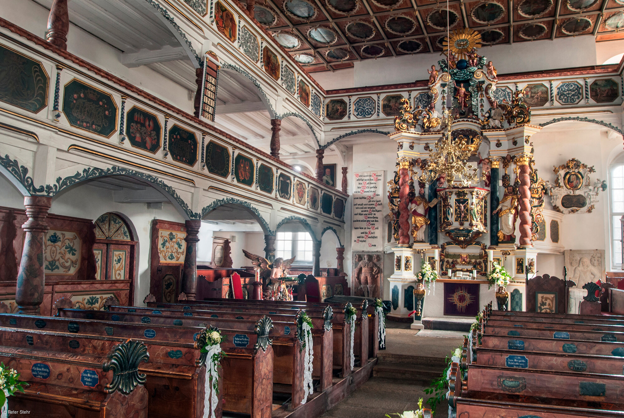 Innenansicht der Kirche (Regnitzlosau, Fichtelgebirge)