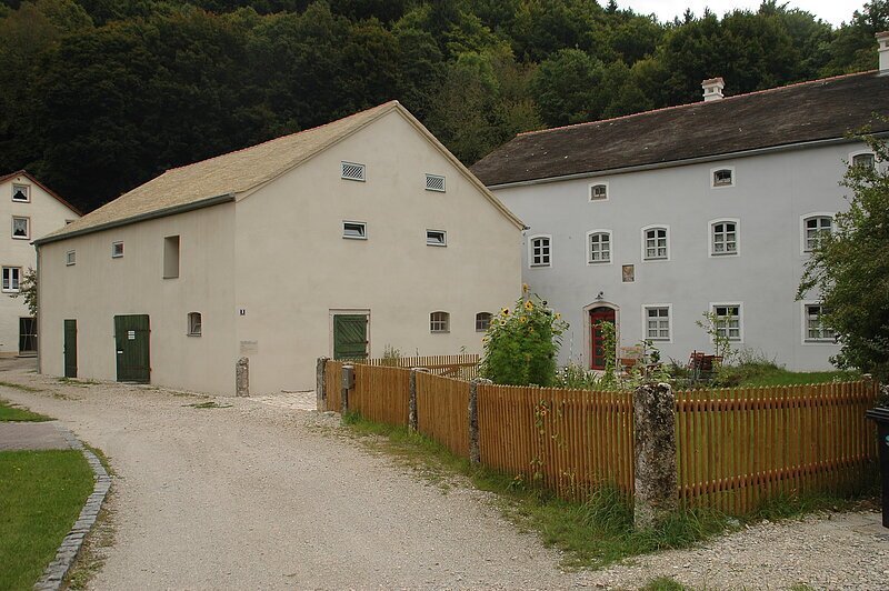 Obermühle Jurahaus-Ensemble Mühlbach (Dietfurt, Naturpark Altmühltal)