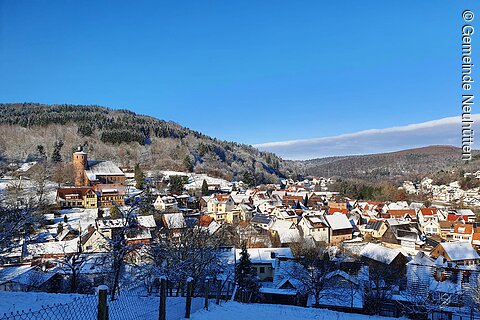 Winteridylle (Neuhütten, Spessart-Mainland)