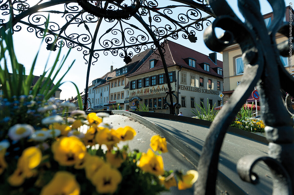 Haßberge, Marktplatz in Bad Königshofen