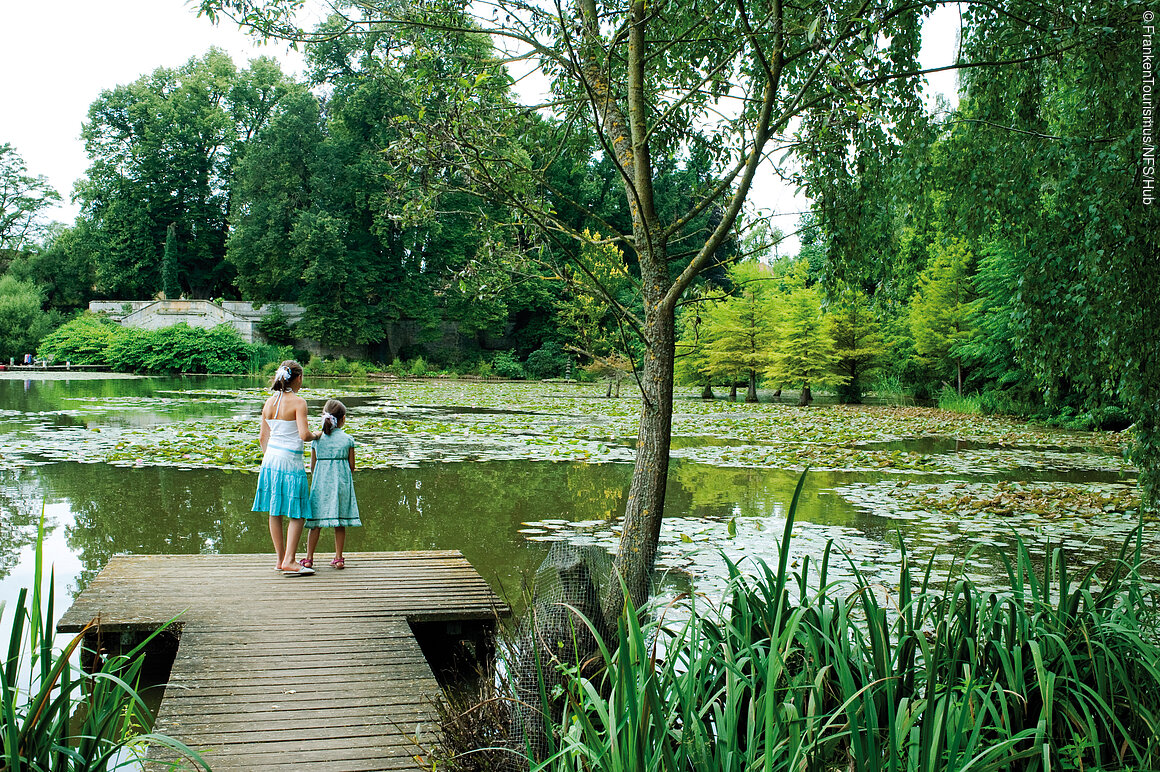 Fränkisches Seenland, im Schlosspark Dennenlohe Schlosspark Dennenlohe