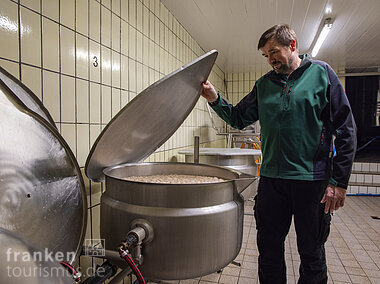 Brewmaster Frank Seyferth of Brauerei Nothhaft brewery