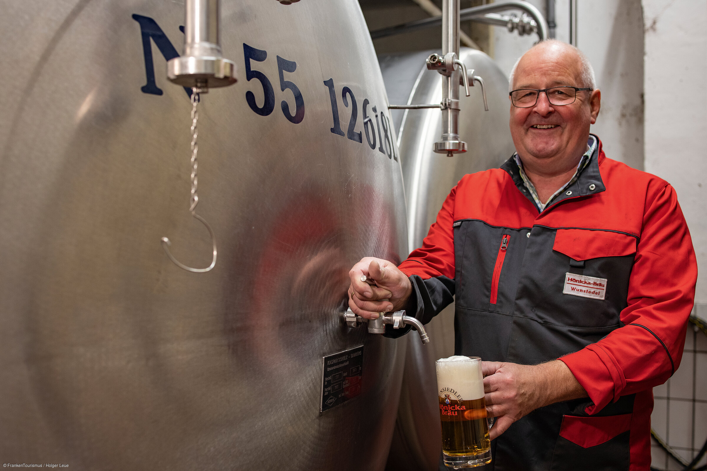 Brewmaster Andreas Purucker of Hönicka Bräu brewery