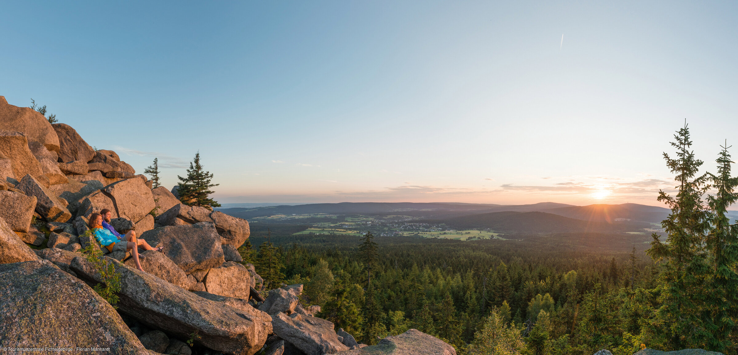 Kösseine Blockmeer Panorama (Fichtelgebirge) Kösseine Blockmeer Panorama (Fichtelgebirge)