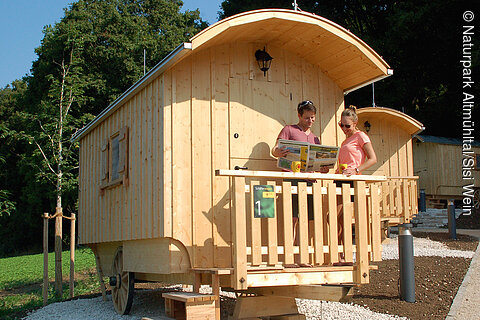 Camping Altmühltal, Schäferwagendorf Hammermuehle (Mörnsheim/Naturpark Altmühltal)