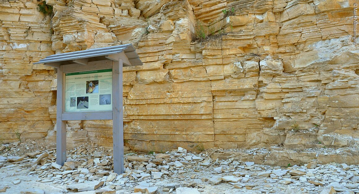 Fossiliensteinbruch (Altmannstein-Schamhaupten, Naturpark Altmühltal)