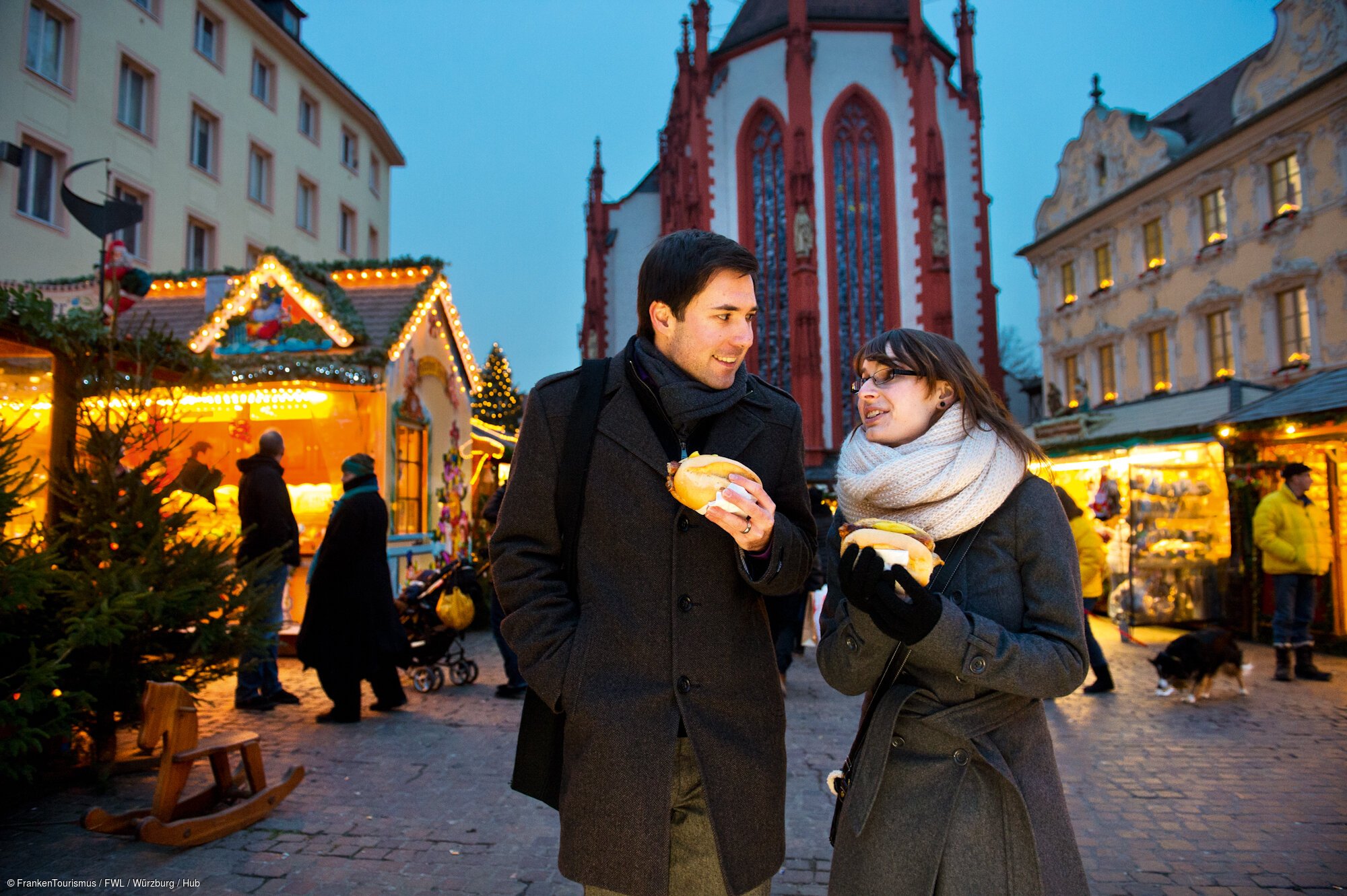 Weihnachtsmarkt, weihnachtliches Würzburg (Würzburg, Fränkisches Weinland) Weihnachtsmarkt, weihnachtliches Würzburg (Würzburg, Fränkisches Weinland)