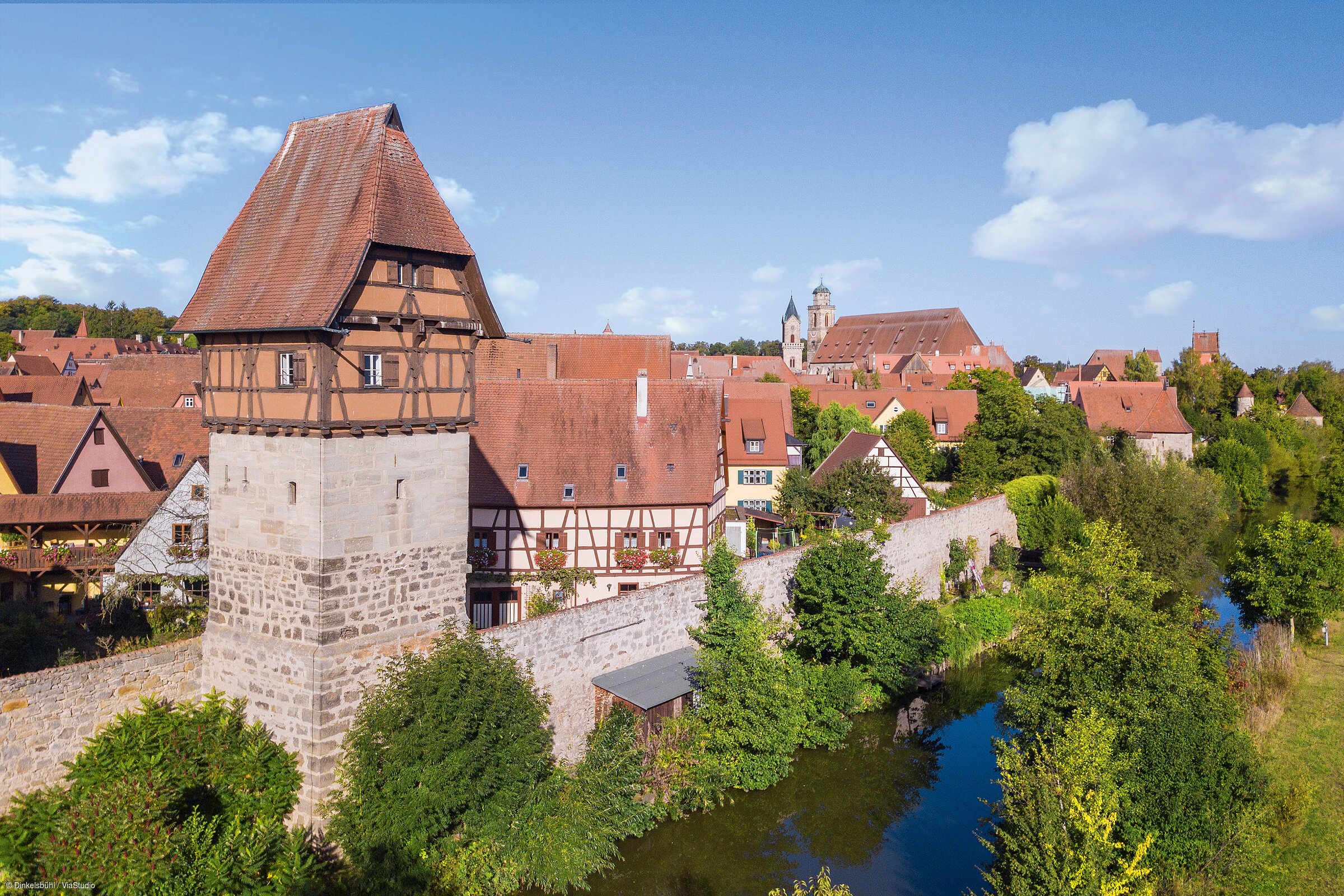 Stadtansicht (Dinkelsbühl, Romantischen Franken)