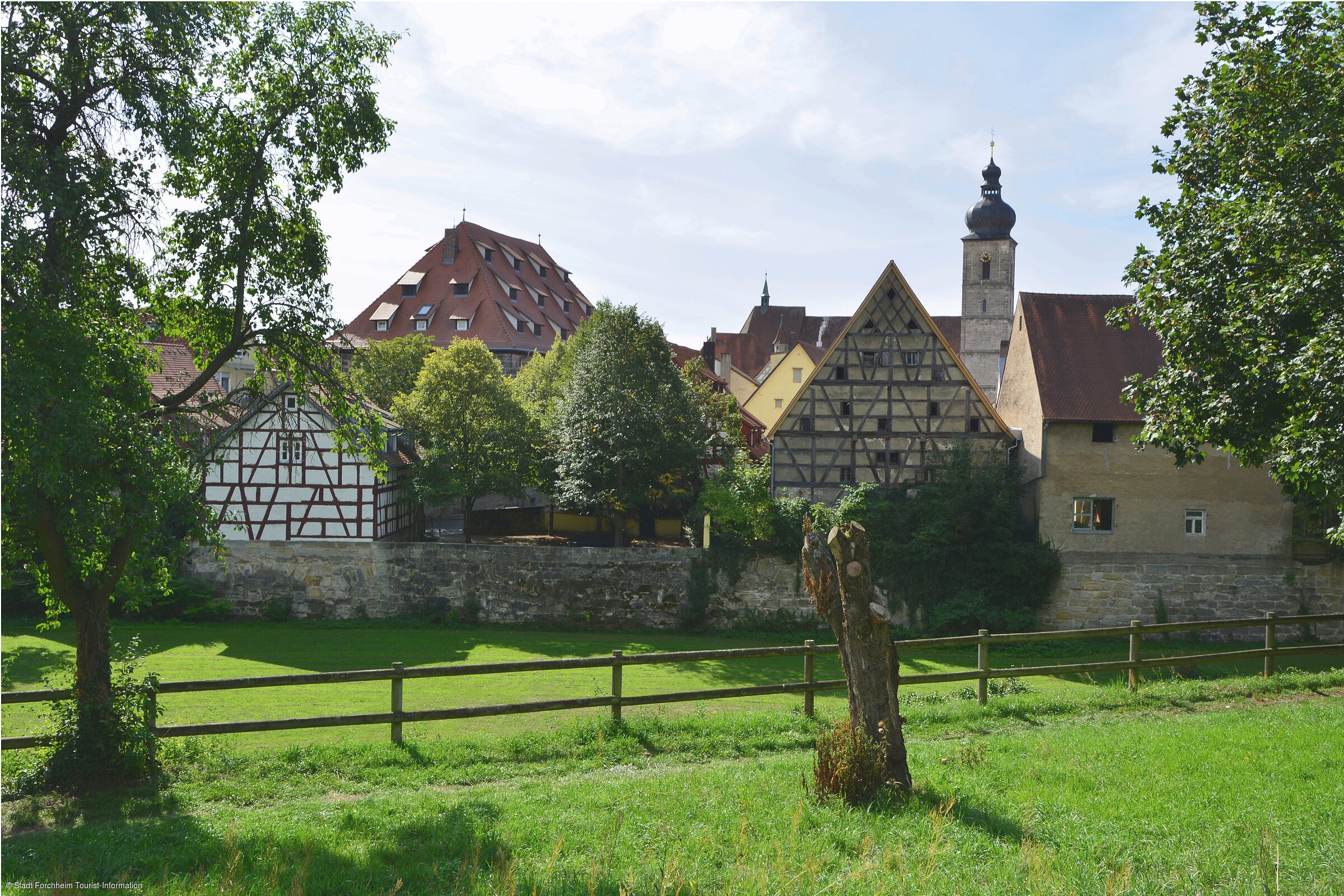 Altstadt aus dem Grünen (Forchheim / Fränkische Schweiz)