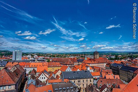 Blick über Bayreuth (Bayreuth, Fichtelgebirge)