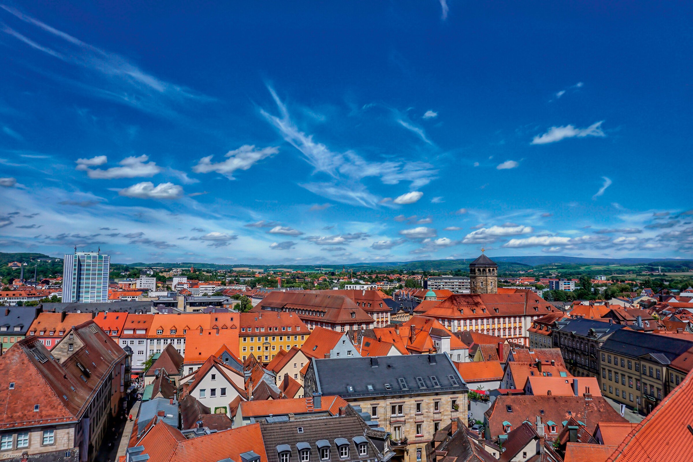 Blick über Bayreuth (Bayreuth, Fichtelgebirge)