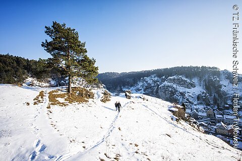 Winterwandern in Pottenstein (Pottenstein/Fränkische Schweiz)