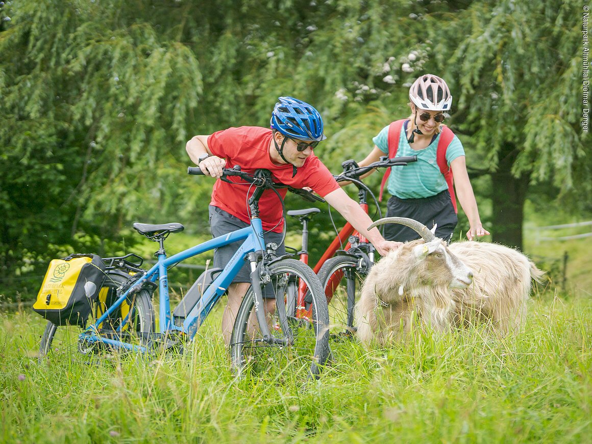 Radler am Ziegenhof (Monheim, Naturpark Altmühltal)