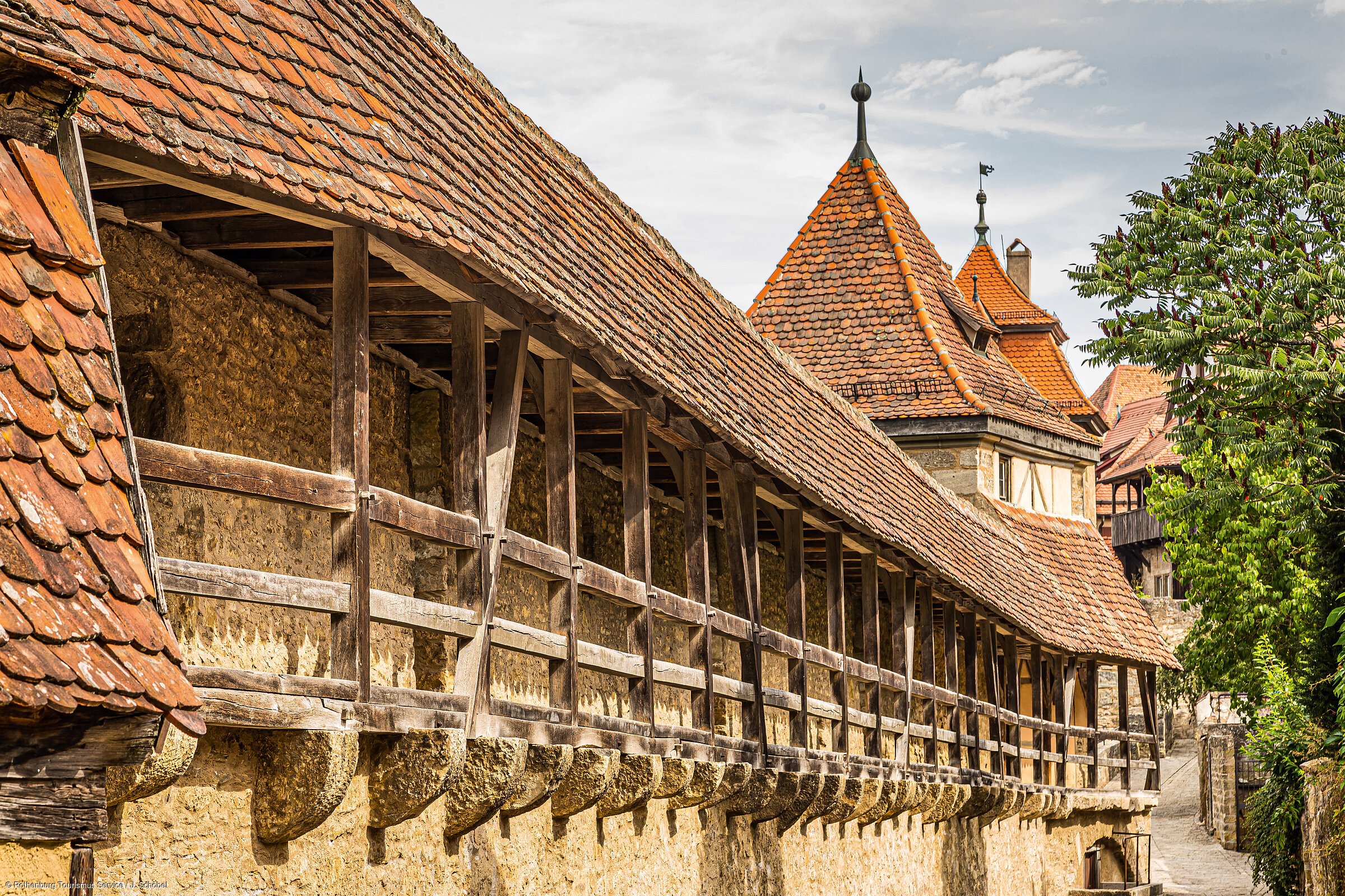 Türme und Stadtmauer (Rothenburg o.d. Tauber, Romantisches Franken)