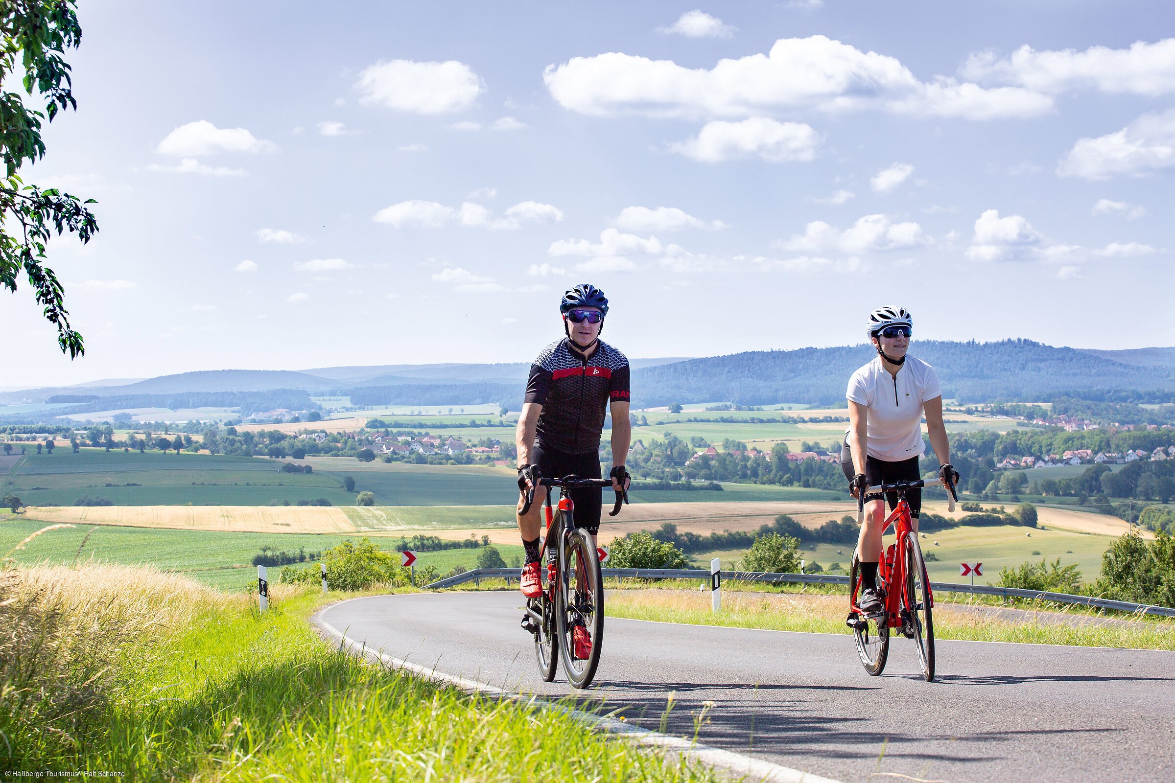 Rennrad-Genuss auf asphaltierten Wegen (Hassberge)