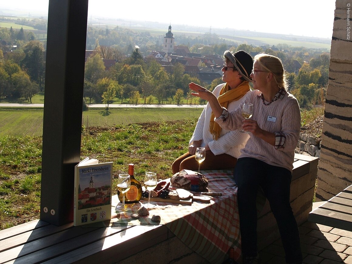 Blick auf Markt Einersheim (Fränkisches Weinland)