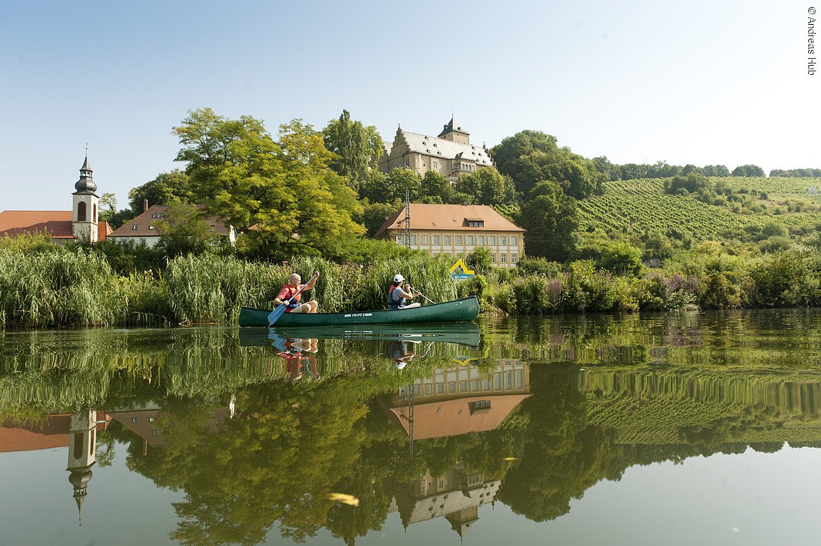 Blick auf die Weinberge (Schonungen, Fränkisches Weinland)