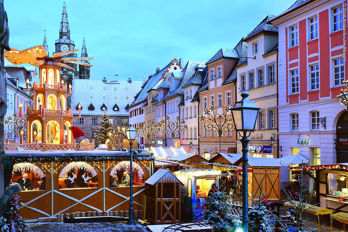 Ansbacher Altstadt-Weihnacht (Ansbach, Romantisches Franken)