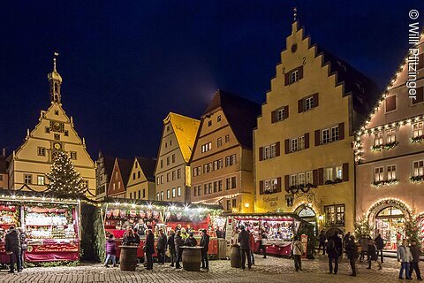 Auf dem Reiterlesmarkt (Rothenburg ob der Tauber, Romantisches Franken)