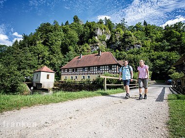 Wanderung an der Rabenecker Mühle (Waischenfeld, Fränkische Schweiz)