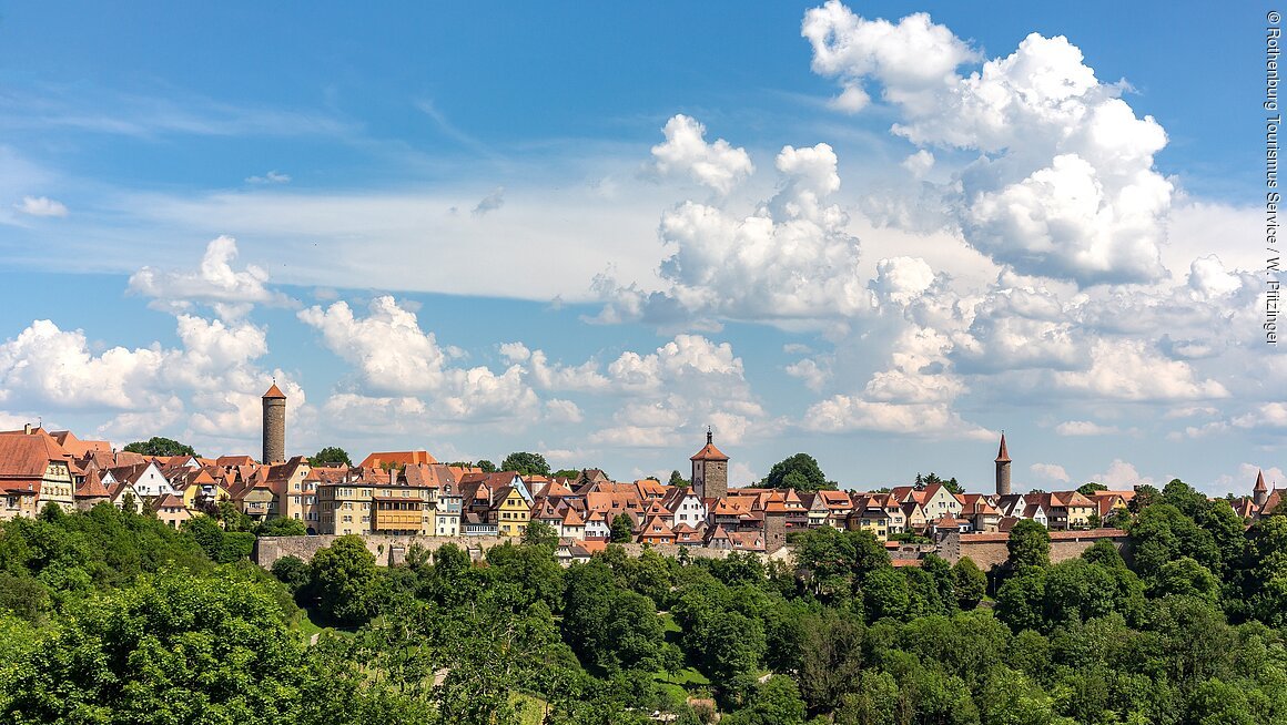 Stadtpanorama (Rothenburg o.d. Tauber, Romantisches Franken)