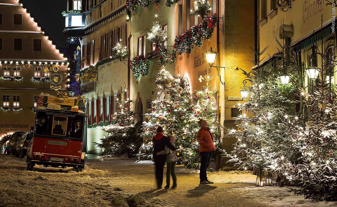 Advent in der Altstadt (Rothenburg ob der Tauber, Romantisches Franken)