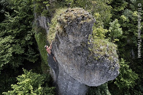 Klettern in der Fränkischen Schweiz (Gößweinstein, Fränkische Schweiz))