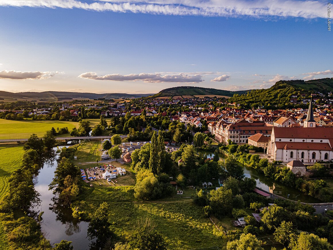 Sommer in der Stadt (Hammelburg, Rhön)