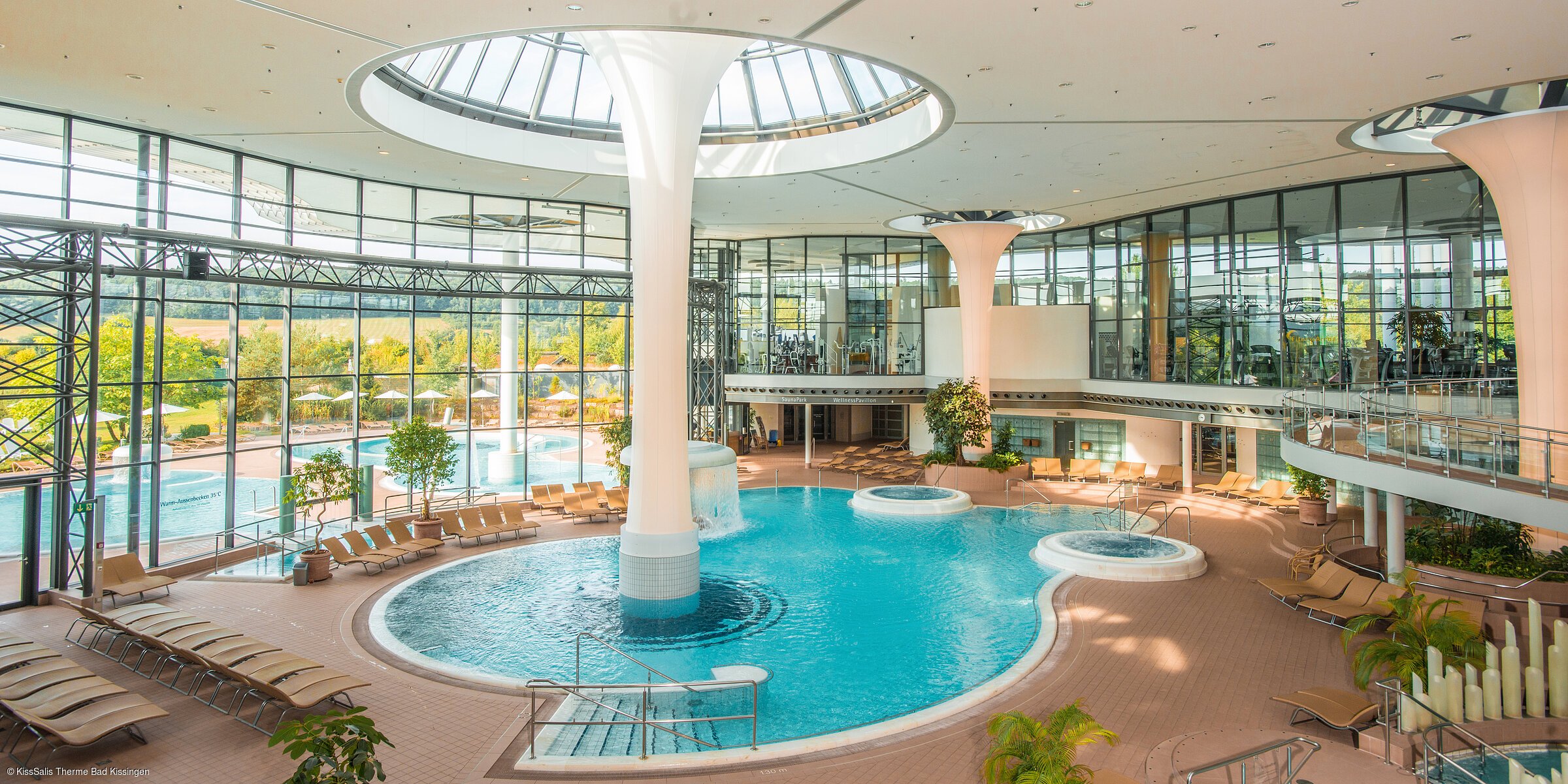 ThermenLandschaft der KissSalis Therme (Bad Kissingen, Rhoen) ThermenLandschaft der KissSalis Therme (Bad Kissingen, Rhoen)
